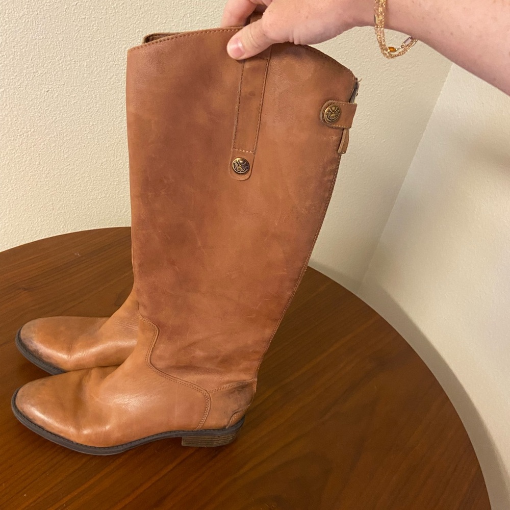 Sam Edelman Penny Leather Riding Boot - Picture 3 of 16
